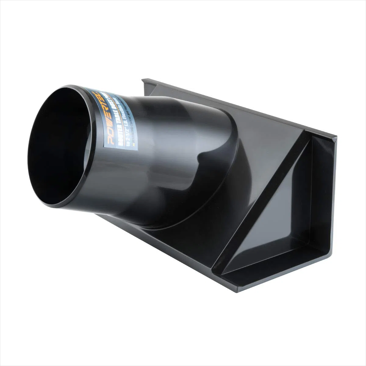 POWERTEC 70288 Embout de défonceuse pour table de défonceuse – Tuyau de collecte de poussière 2-1/2" connecteur