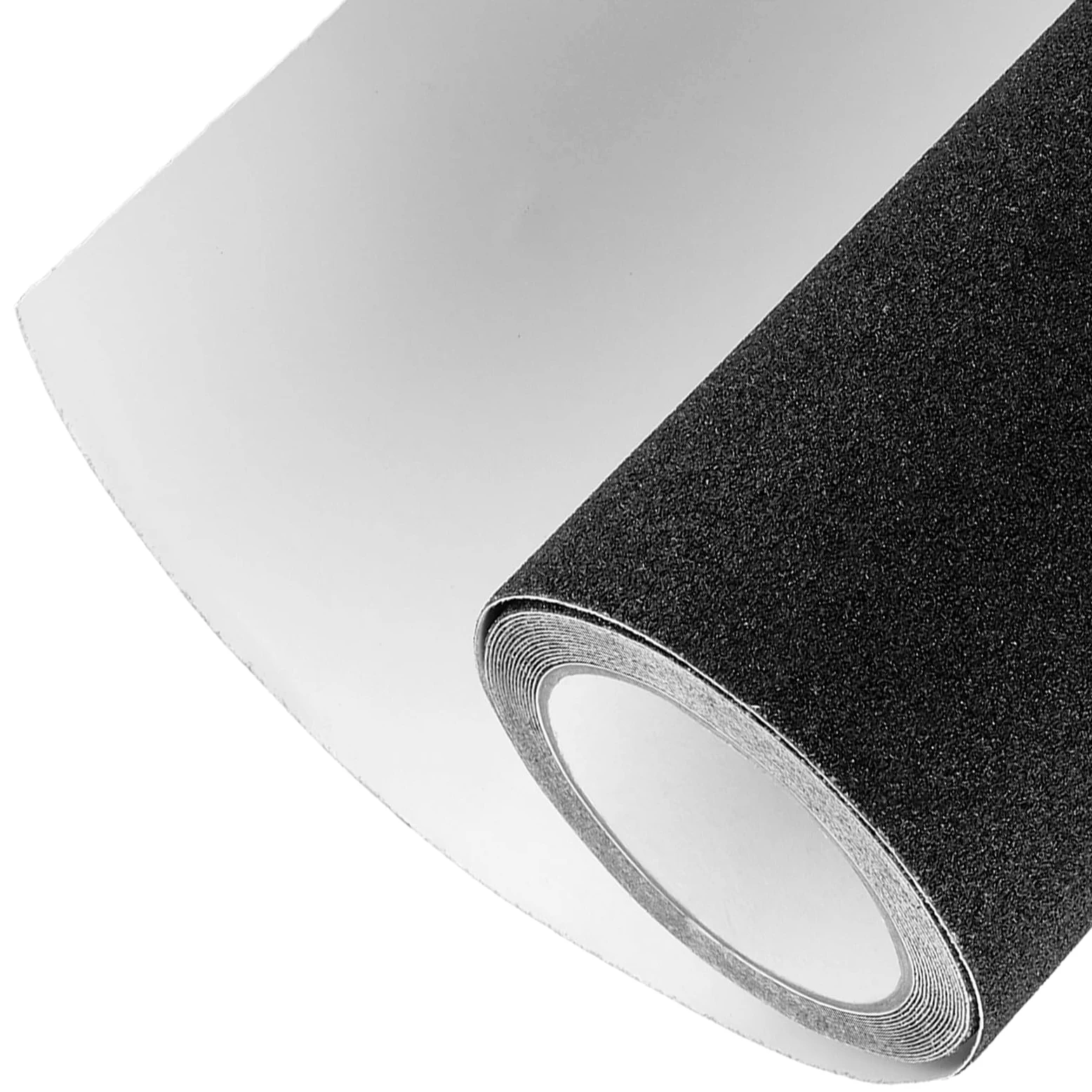 SINJEUN Ruban adhésif antidérapant - 25 cm x 5 m - Noir - Pour escaliers, marches