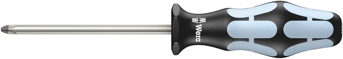 Wera 032023 Kraftform Plus Tournevis Phillips en acier inoxydable PH3