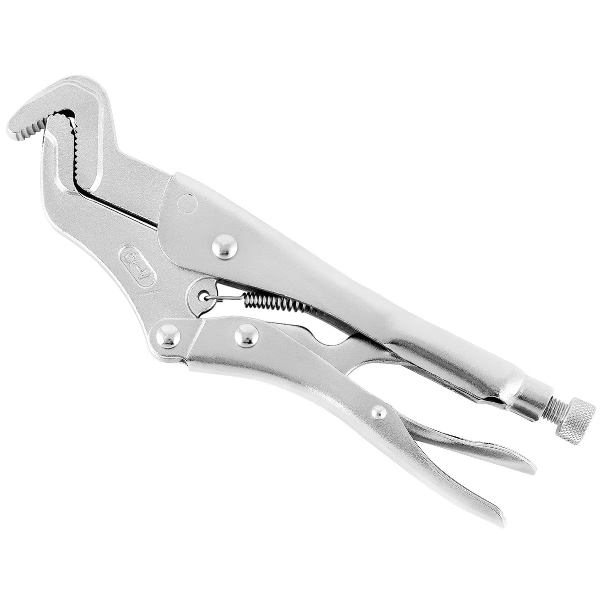 QWORK Pince à nez de perroquet de 22,9 cm en acier au chrome-molybdène avec mâchoire de verrouillage réglable, poignée antidérapante