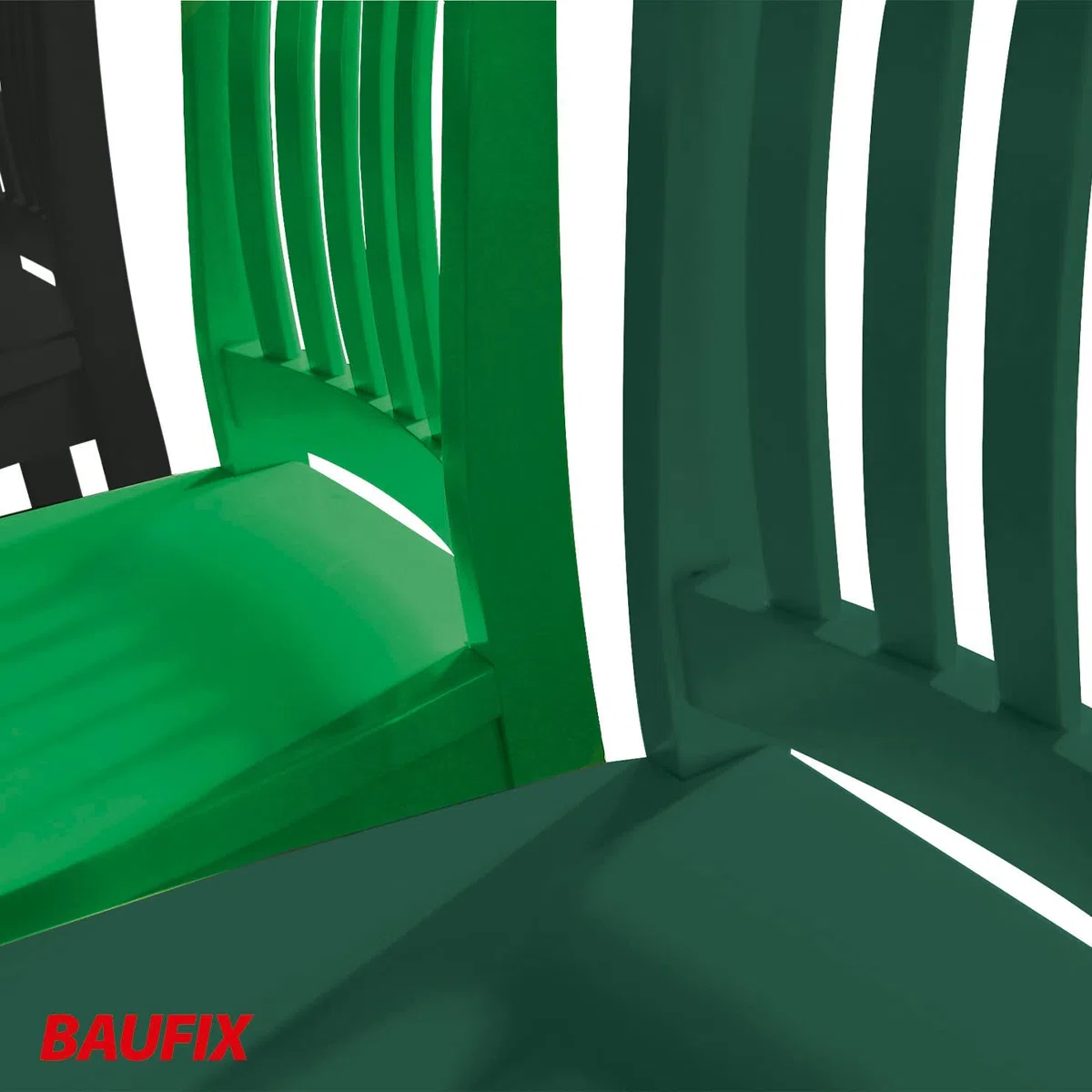 Baufix PEINTURE COULEUR 2en1 - Vert env. RAL 6005-1 litre - Pour l’intérieur & l’extérieur - Pour bois, zinc, fer, maçonnerie, béton, plaques en Eternit etc. - Séchage rapide
