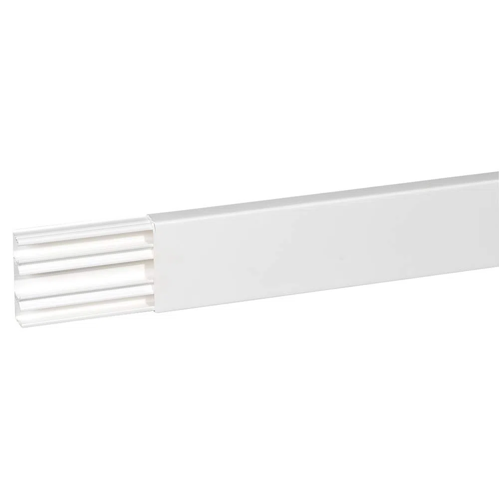 Legrand 030033 DLPlus Moulure 3 Compartiments, 75mmx20mm, 2.1m Longueur, Blanc