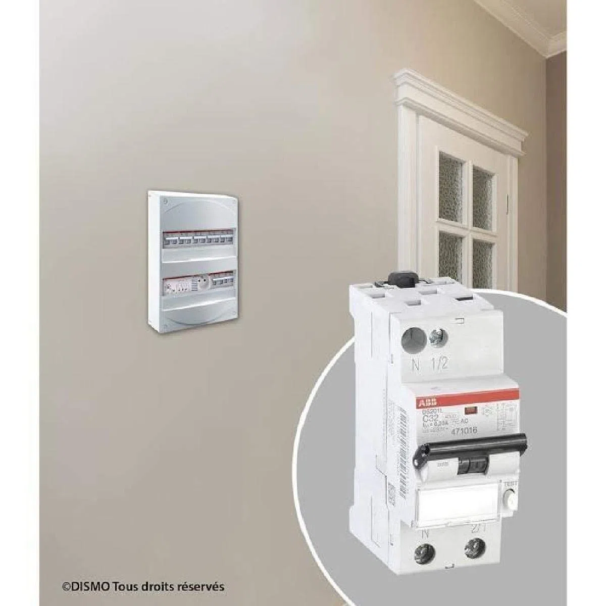 ABB 471016GSB Disjoncteur différentiel phase plus neutre 32 A