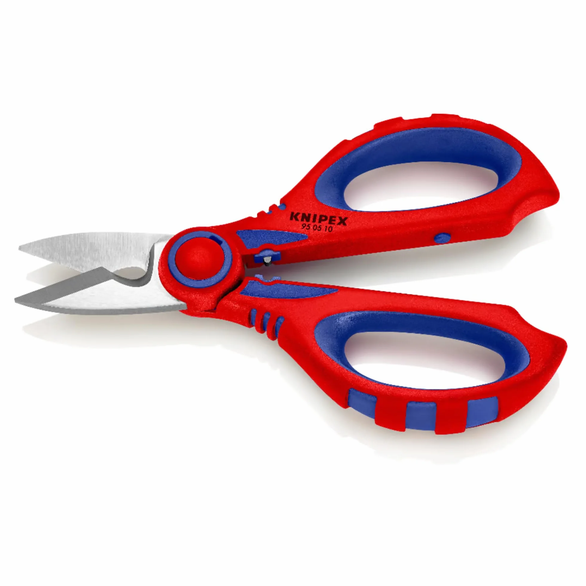 Knipex Ciseaux d’électricien avec gaines bi-matière, renforcées de fibres de verre 160 mm, 95 05 10 SB