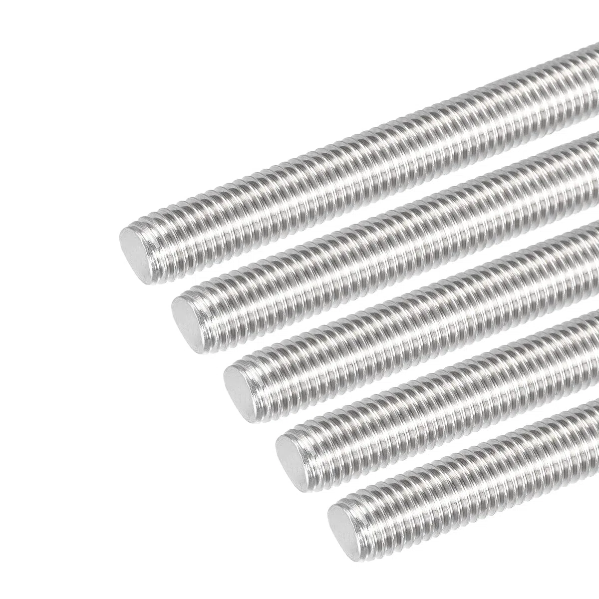DMiotech 5 Paquet M14 x 100mm Entièrement Fileté Tige 304 Inox Acier Droite Main Filetages Tige Barre Goujons Colliers et Boulons en U