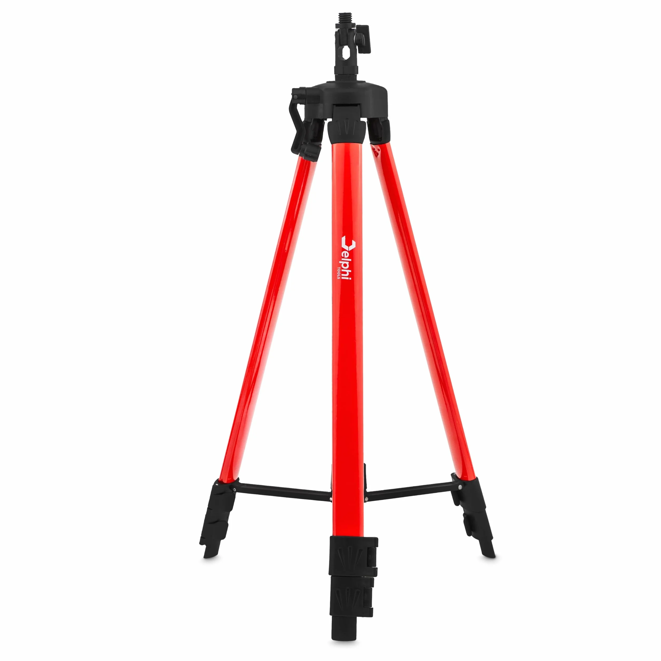 Delphi Trépied laser croix réglable 150 cm, filetage 5/8", trépied aluminium libellule intégrée, sac transport, robuste stable, inclinaison