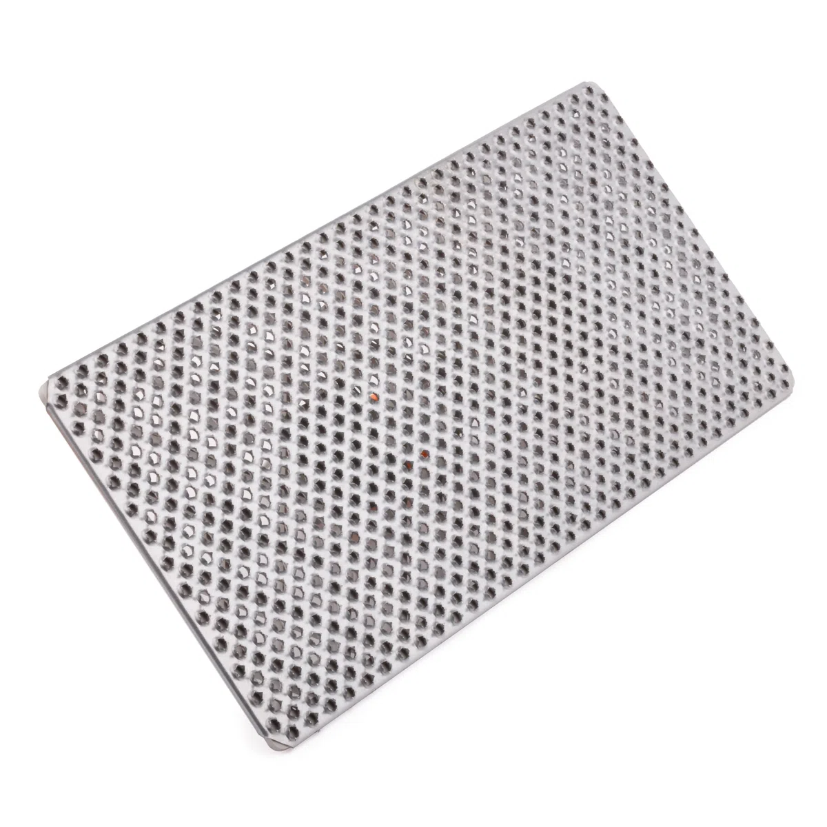 MIVOS Planche à poncer - Planche à râper pour polystyrène expansé - Planche à râper avec revêtement en tôle d'acier galvanisée - 380 x 155 mm