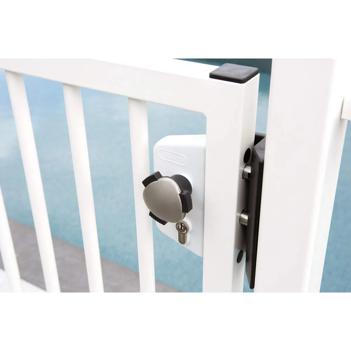 LOCINOX.Com Bouton de sécurité KIDLOC 3006WS carré de 8, Noir