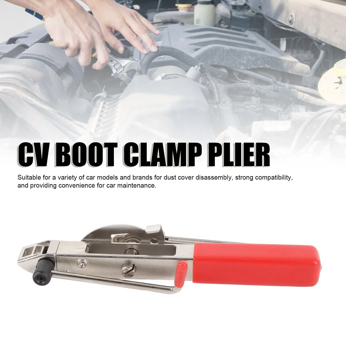 Pince de Serrage pour Joint de Botte CV, Outil de Pince de Démarrage pour Joint Homocinétique, Conception de Poignée Ergonomique, Petite Taille pour Un Rangement Facile