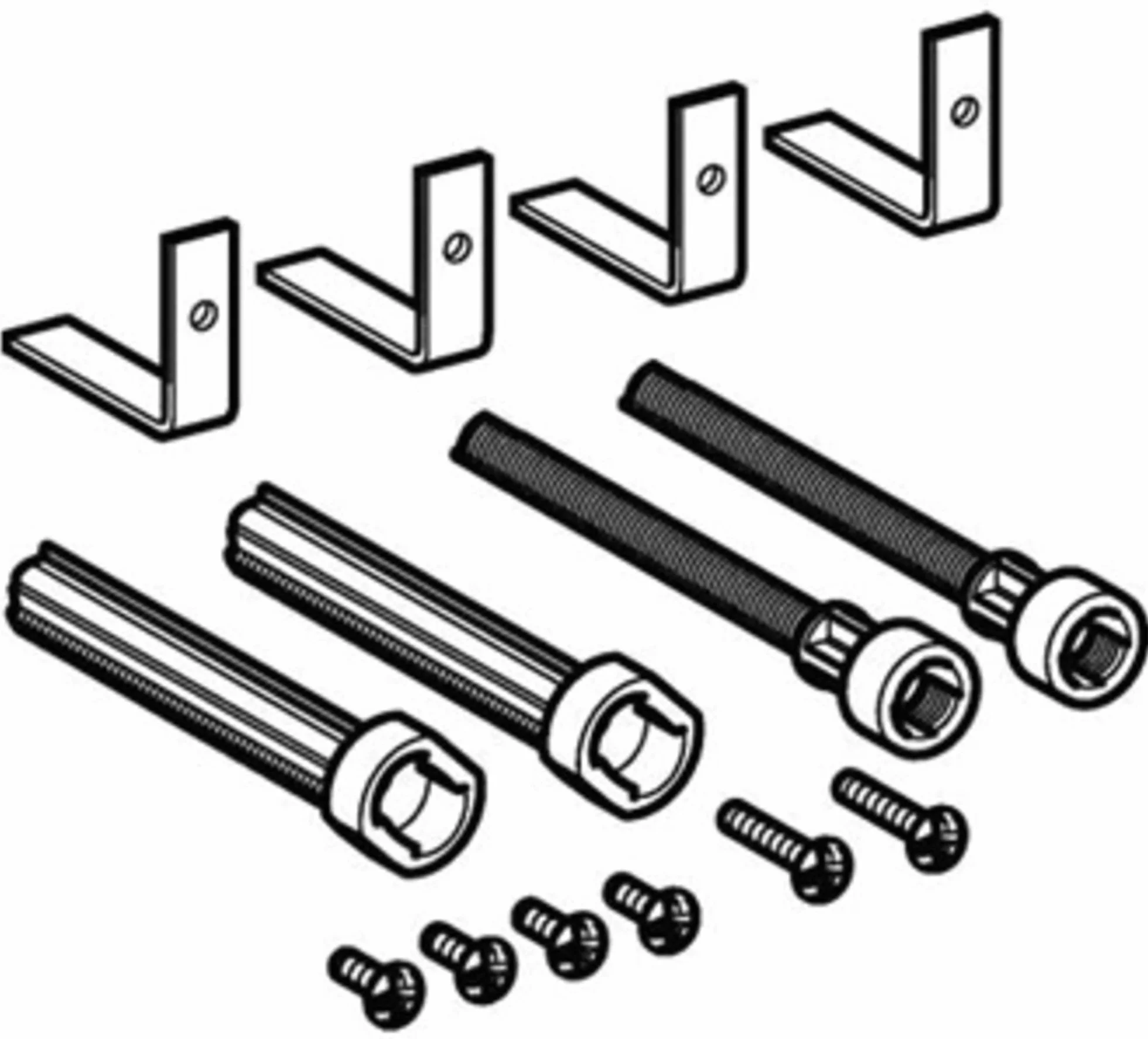Geberit 240.938.00.1 Kit d'extension Blanc