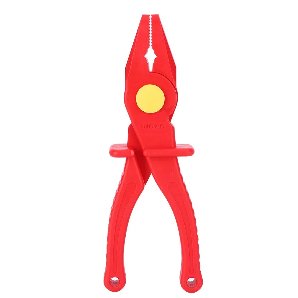 Ausla Pince Isolée Professionnelle Coupante, 1000V, 195 mm, en Plastique, pour Installation Électrique et Coupe de Circuits