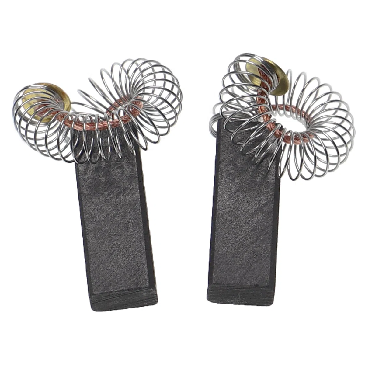 vhbw 2x balais charbon 28 x 9,8 x 6 mm compatible avec Spit D88E, D90 outil électrique, fraiseuse à rainure + ressort