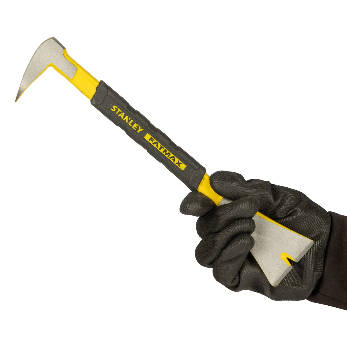 STANLEY FMHT1-55009 Arrache-Clous Gamme FATMAX - Pinces Biseautées - Acier Au Carbone - Tête Plate - Poignée Plastique - Finition Antiglisse Pour Un Meilleur Levier