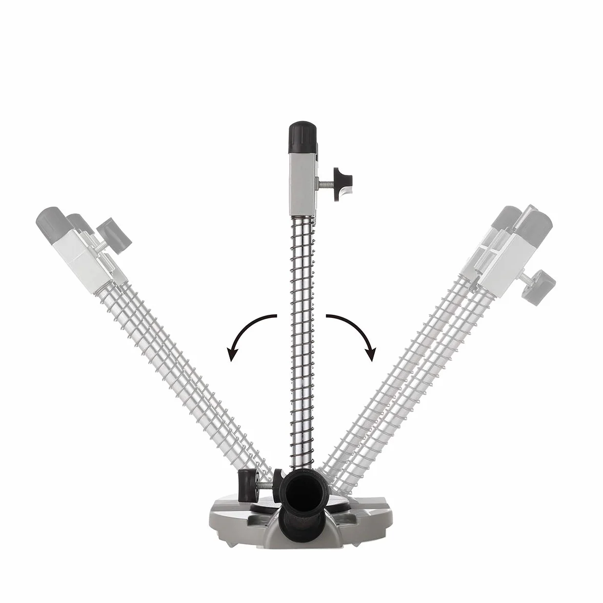 TOPWAY Support de Forage avec Mandrin 13mm, Attachement de Guide de Perçage Mobile Multi-angle pour perceuse électrique 1/2" et 3/8" 105414