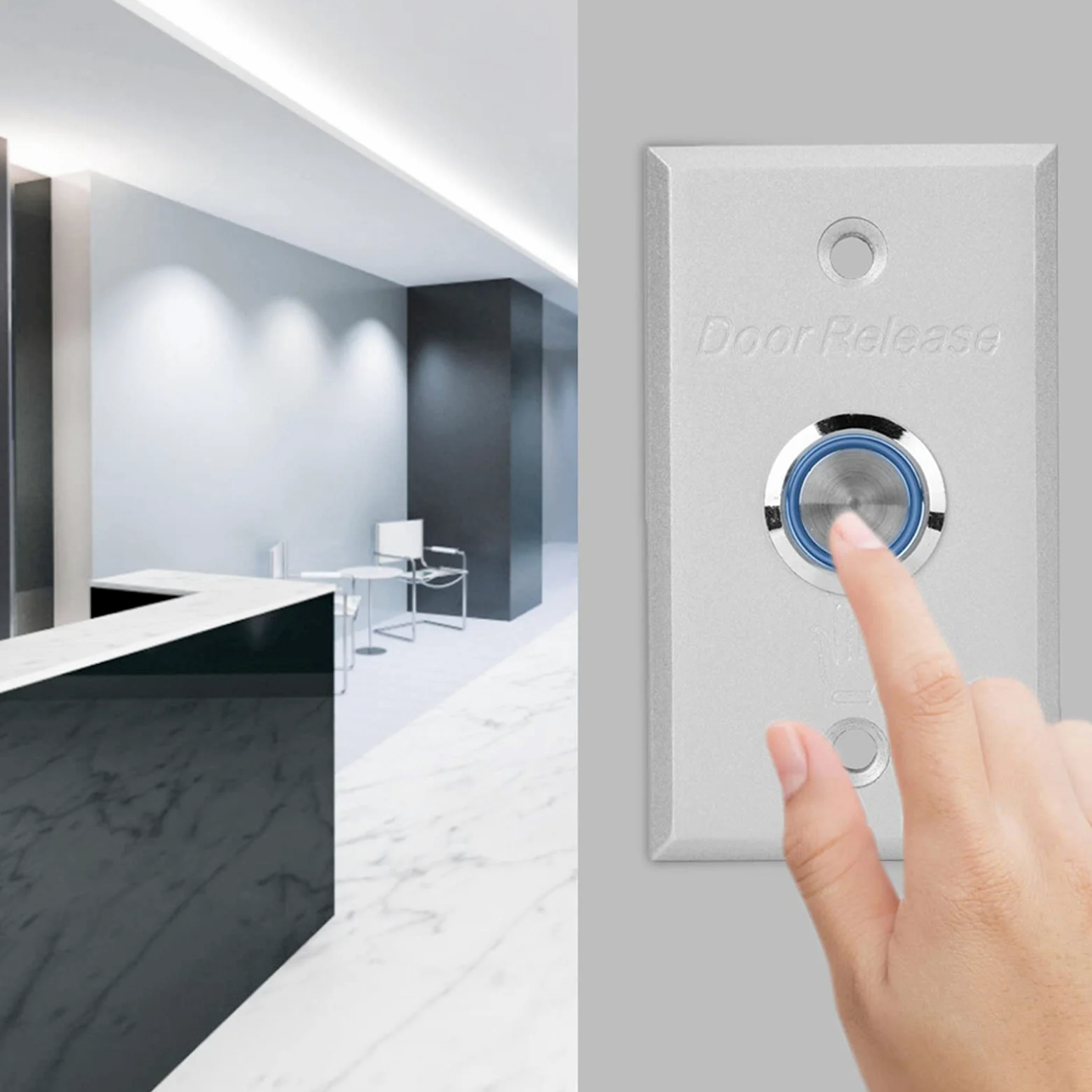Contrôle d'accès de porte 12 V - Bouton de sortie, d'ouverture et de déverrouillage désactivé - Système de contrôle d'accès
