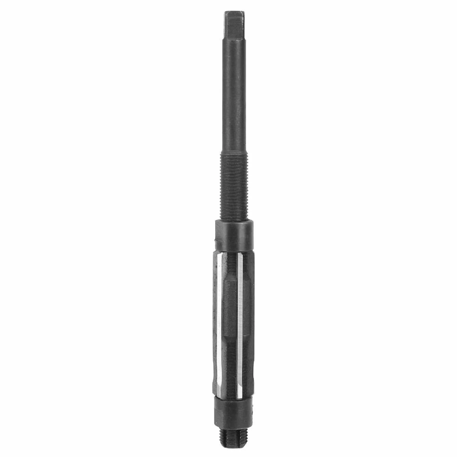 Outil d'alésage, alésoir cylindrique, alésoir réglable 9CRSI H8 alésoir à main outil de coupe de trou en métal avec 4 cannelures pour perceuse(15,25-17)