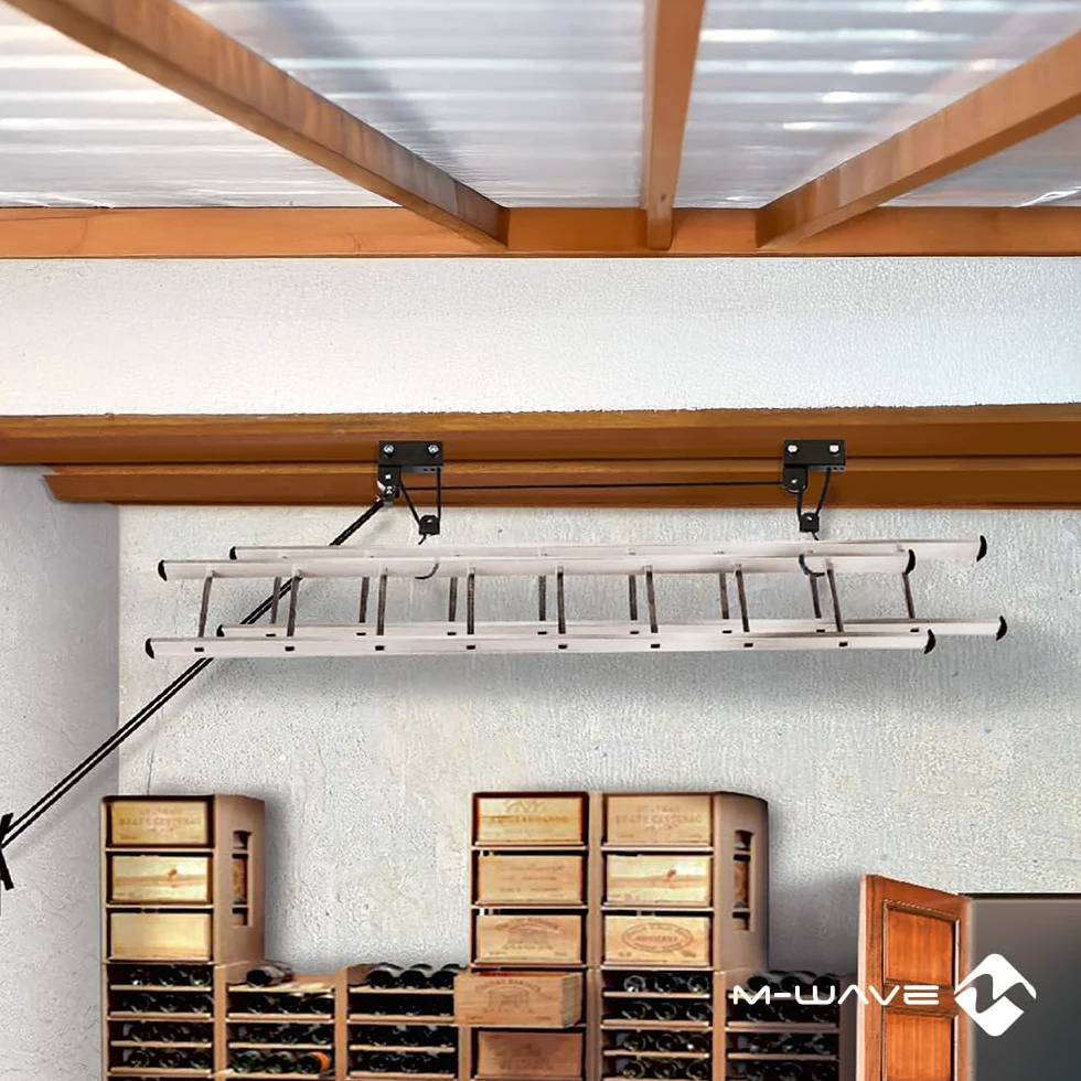 M-Wave Bike Lift Strong Ascenseur de vélo Noir | Porte-vélos