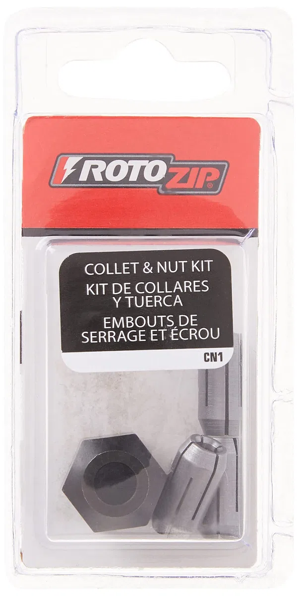 Dremel Roto Zip CN1 Kit de serrage et écrous de rechange Argenté