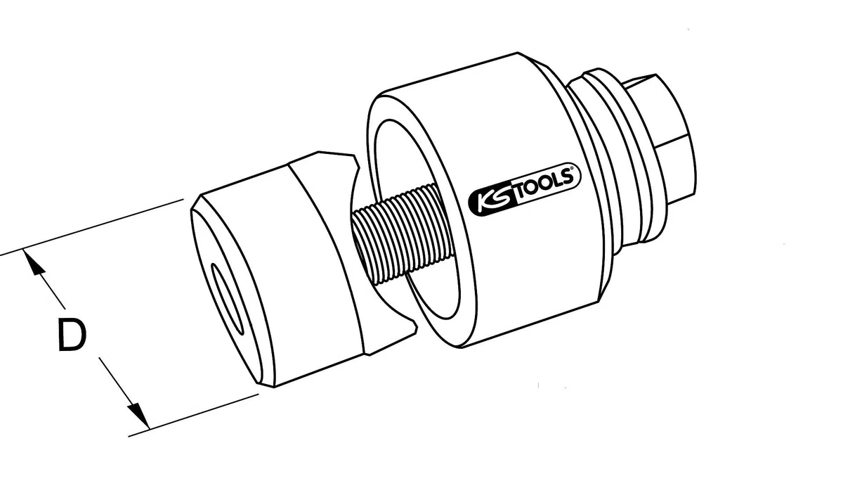 KS TOOLS Emporte-Pièce - Ø15,5 mm