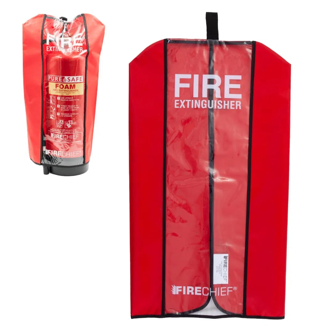 Firechief RPV3 Grande housse pour extincteur Rouge