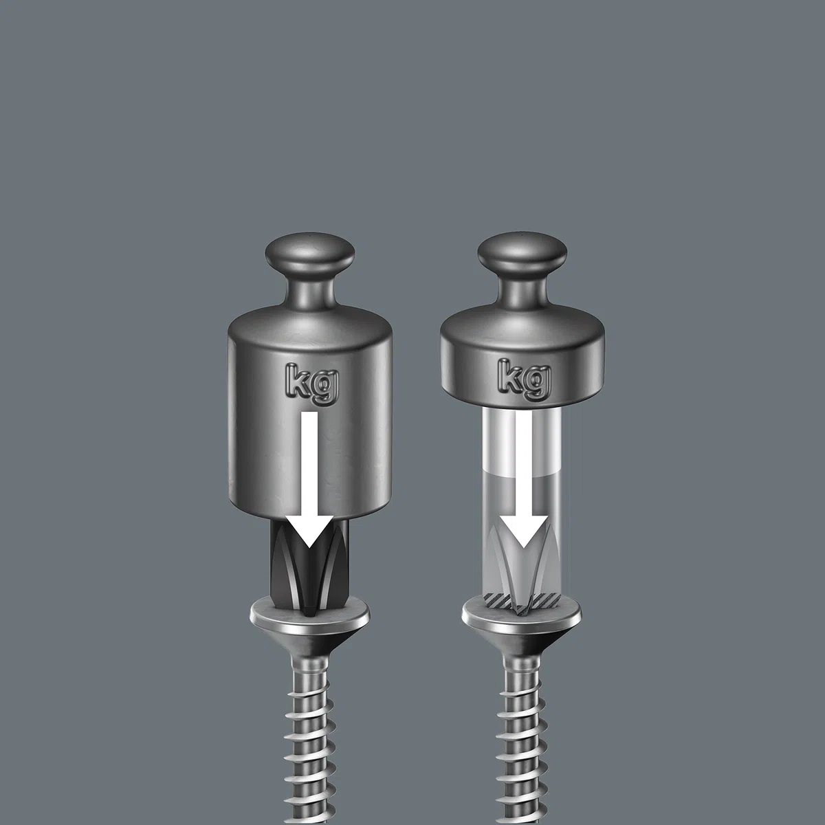 Wera 032023 Kraftform Plus Tournevis Phillips en acier inoxydable PH3