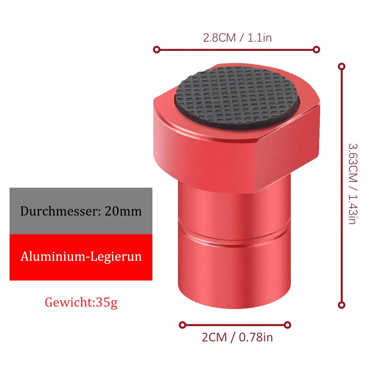 8 pièces Serrage de Table à Bois 20mm, Serrage en Alliage d'Aluminium pour Établi de Travail du Bois, Pince pour Chien, Accessoire pour Tendeurs Plats Sur Banc de Rabotage pour Fixer les Pièces