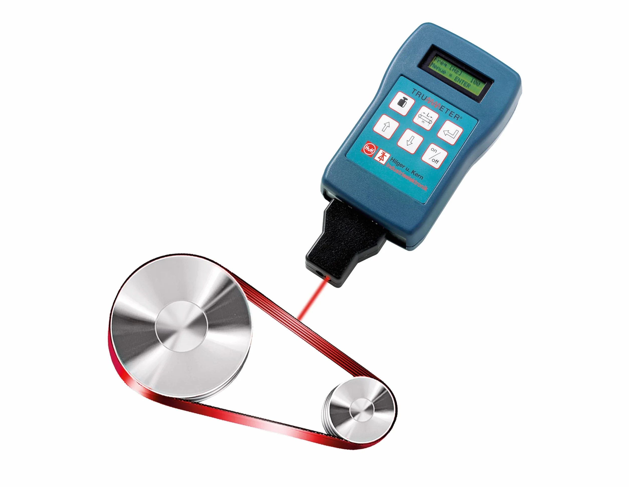 Trummeter Appareil de mesure de tension de courroie