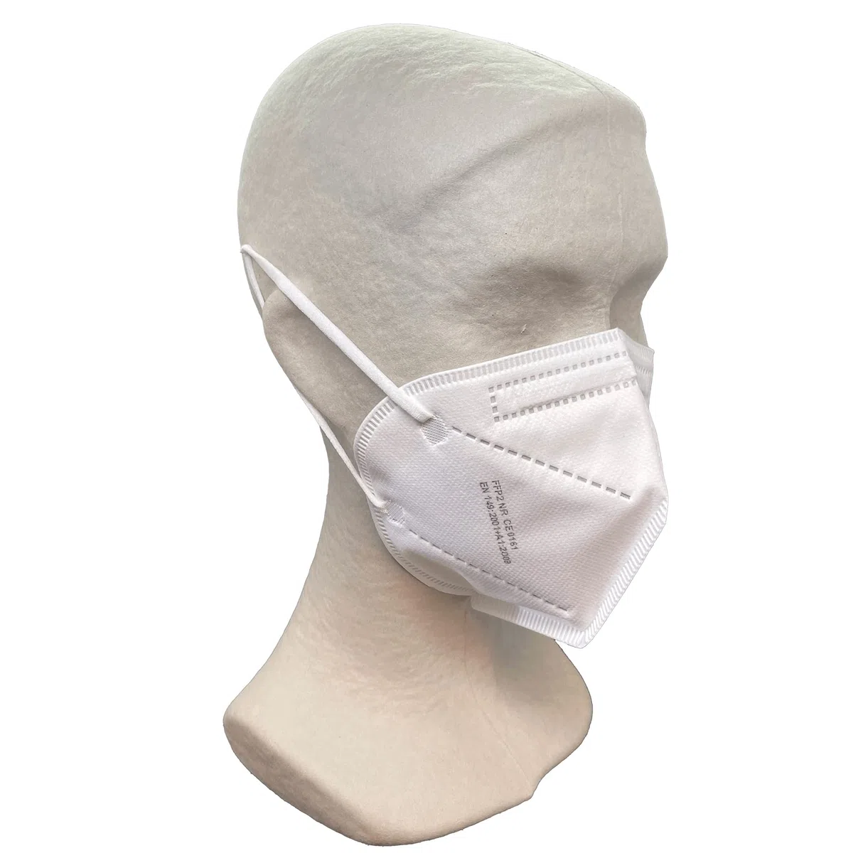 Obbocare - Masques FFP2 à 5 couches. Masque FFP2 homologué avec certificat CE. Emballé individuellement. Fabriqué en Espagne. Couleur blanche. Boîte de 50 Unités