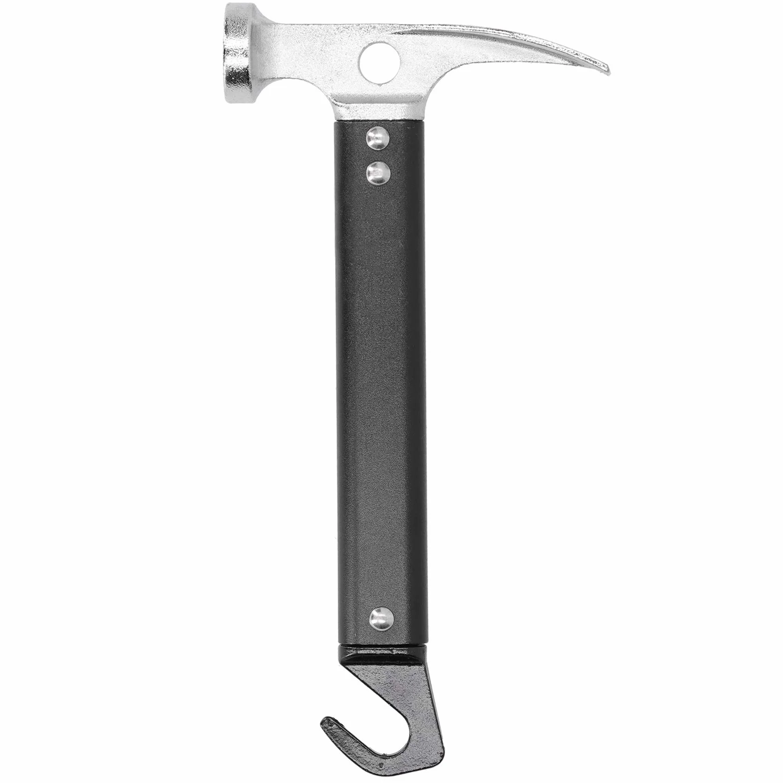 Marteau Camping avec Crochet, 22cm Maillet Camping, Marteau en Alliage d'aluminium, Accessoires Camping, Mini Outil Portable d'extérieur