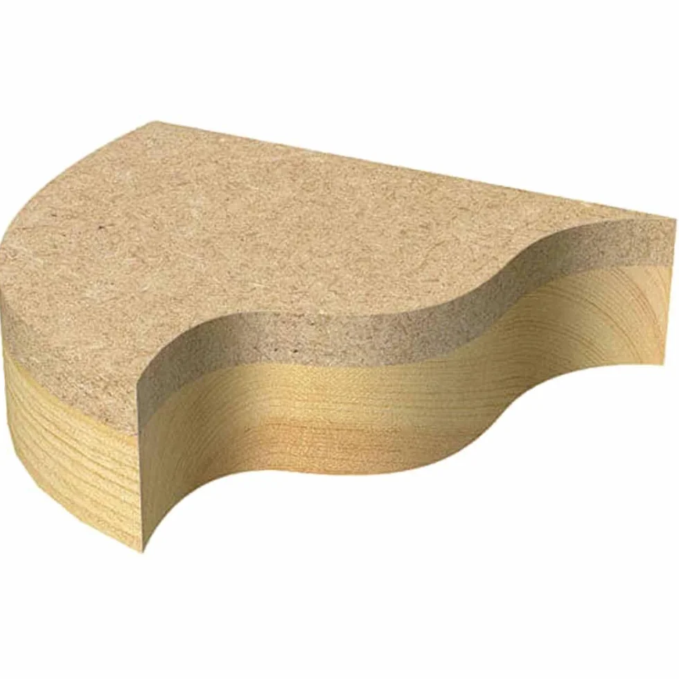 Trend CraftPro Fraise à défoncer à guide, queue de 1/4 pouce, diamètre de coupe 15,9 mm et longueur de coupe 25 mm, embout en carbure de tungstène, C121CX1/4TC
