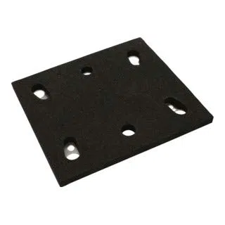 Makita 158324-9 - Base carrée en caoutchouc 112 x 102 mm pour ponceuse orbitale BO4556-BO4565-BO4566
