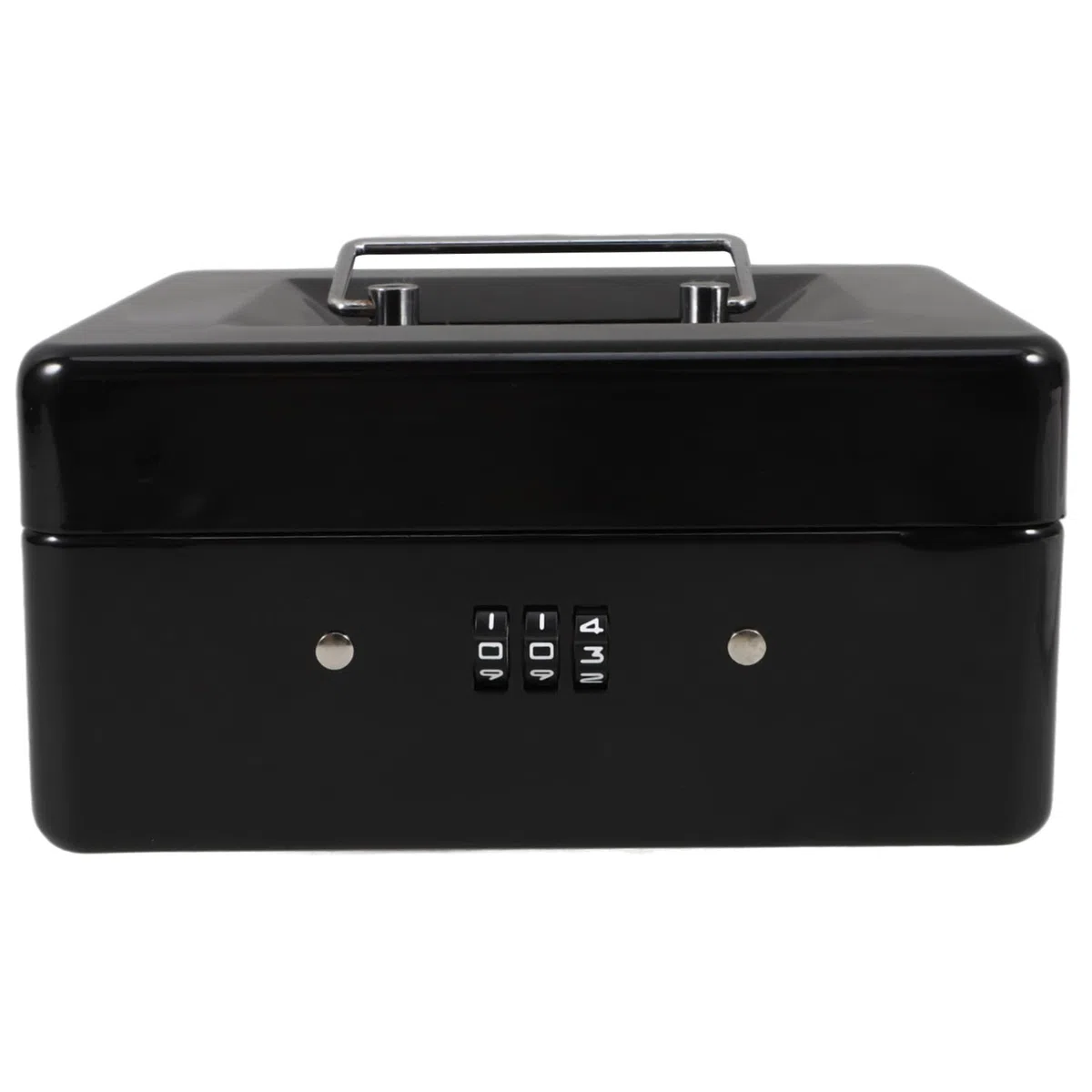 Angoily Boîte De Rangement Sécurisée Avec Cadenas à Code Organisateur De Liquidités Métal Portable Coffre De Pour Documents Et Valeurs Petit Modèle Pour Maison Et Bureau