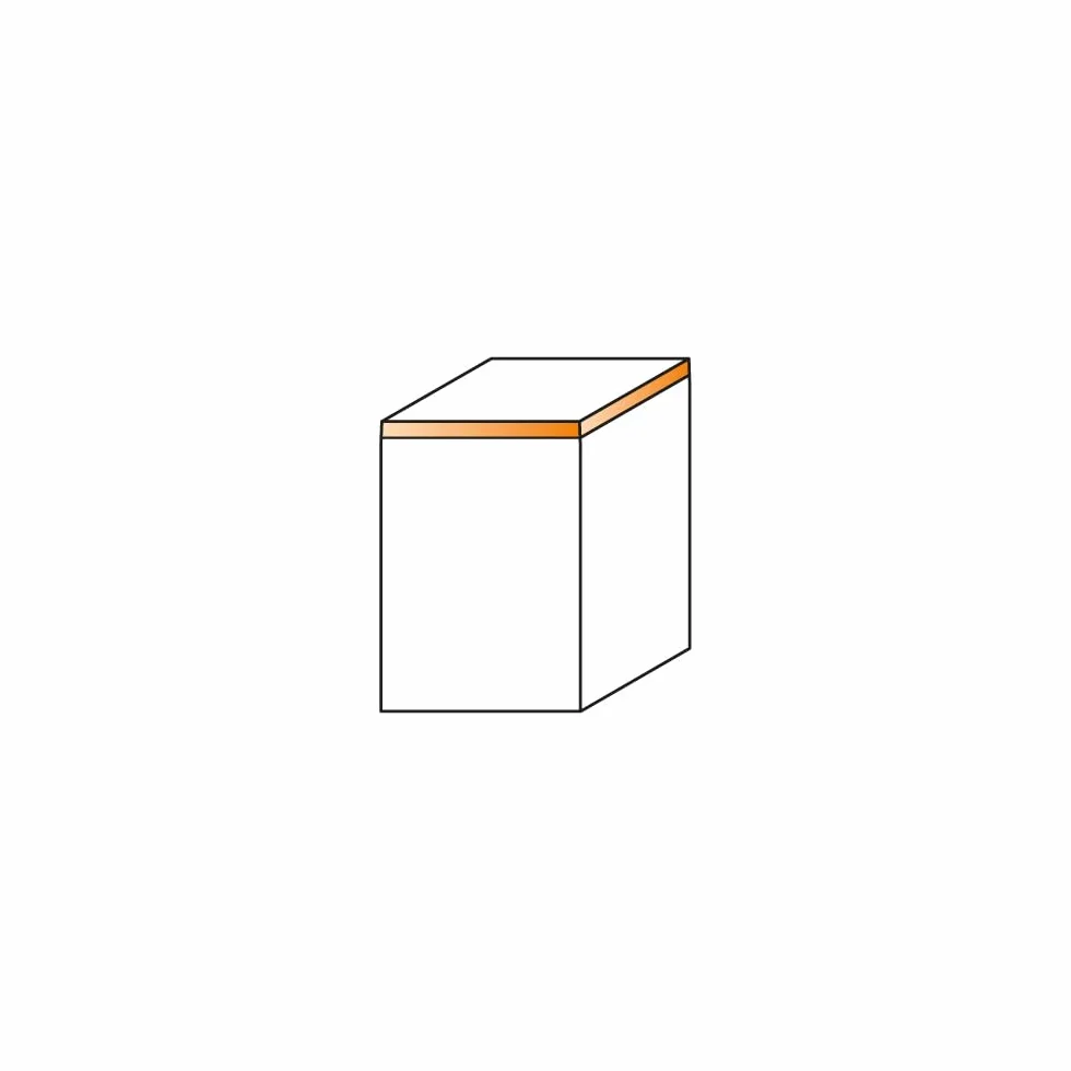 CMT ORANGE TOOLS 907.190.11 - FRAISE À AFFLEURER AVC.ROUL. TRIANGULAIRE HW S=8 D=19X15,87