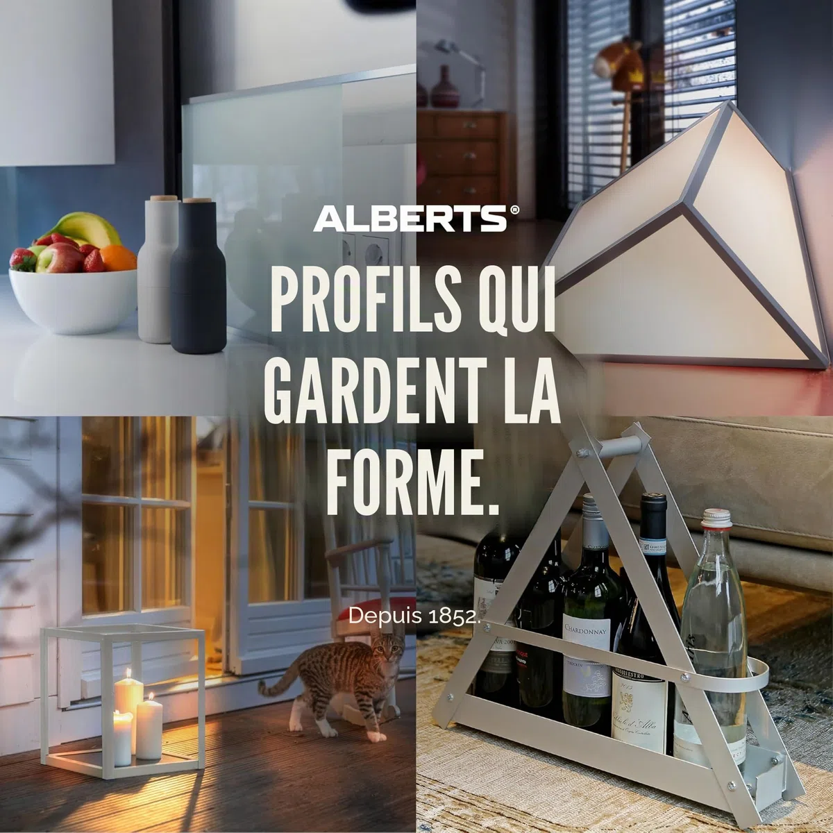 Alberts 499822 Cornière | aluminium, naturel | 1000 x 30 x 15 mm
