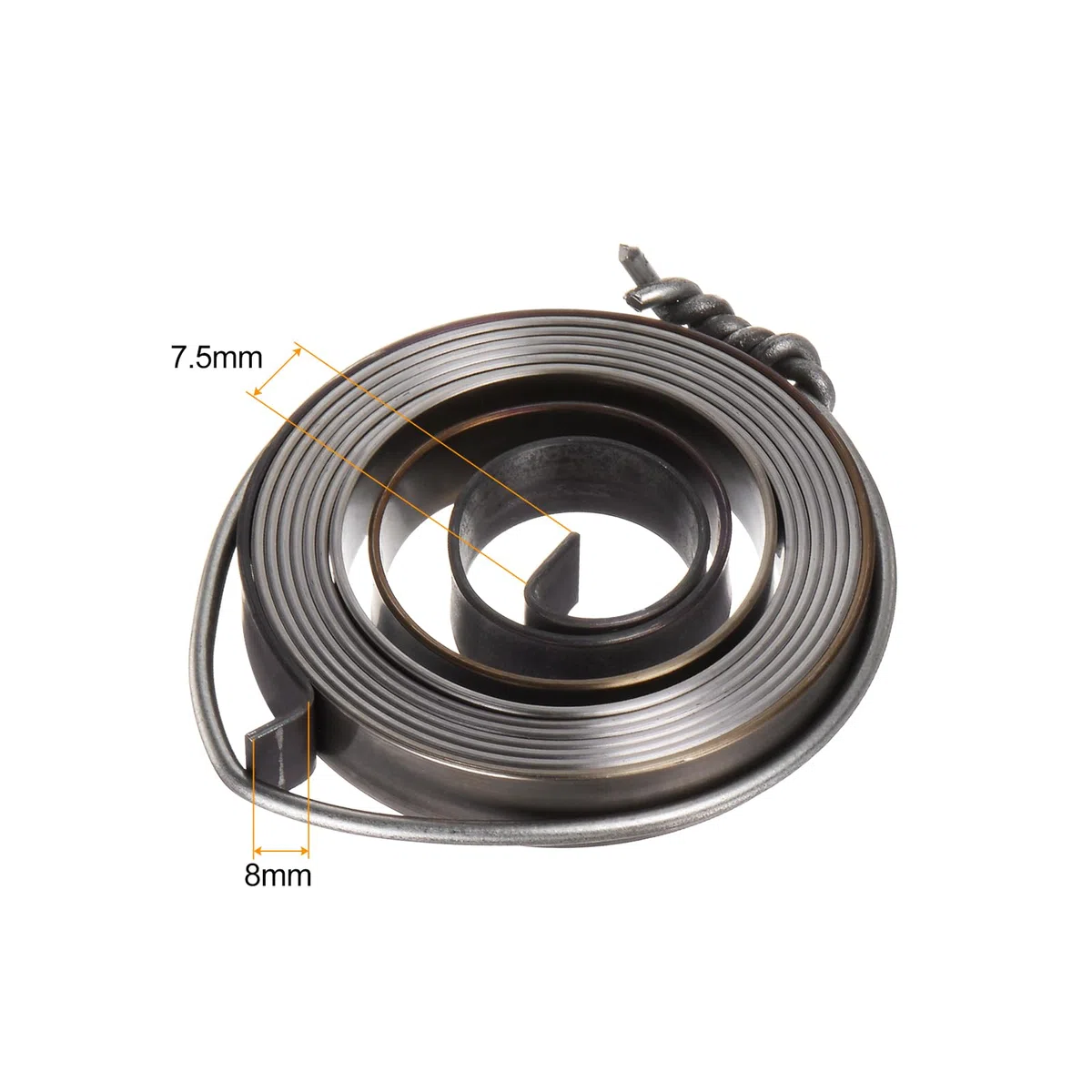 sourcing map perceuse colonne alimentation bobine Penne Ressort Assemblage 1800mm 65x12x1.2mm
