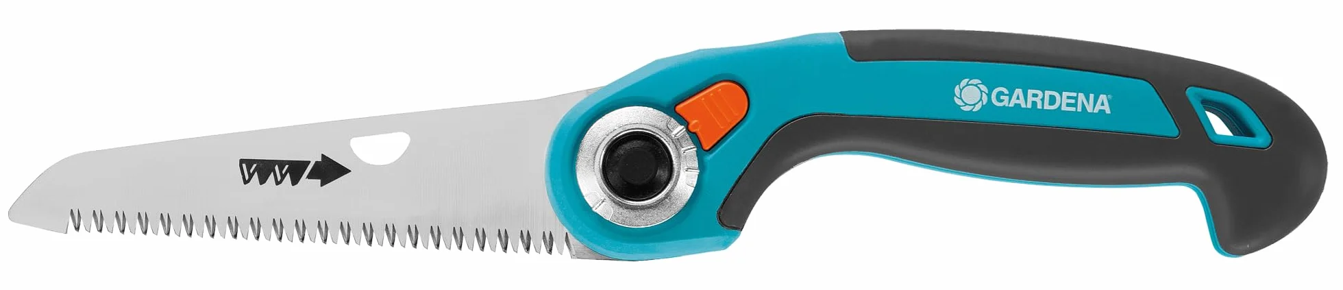 Gardena Scie xe0 xe9laguer repliable 135 P : scie pratique en acier xe0 ressort de qualitxe9, excellentes performances, coupe prxe9cise, forme de poignxe9e coudxe9e (8742-20)