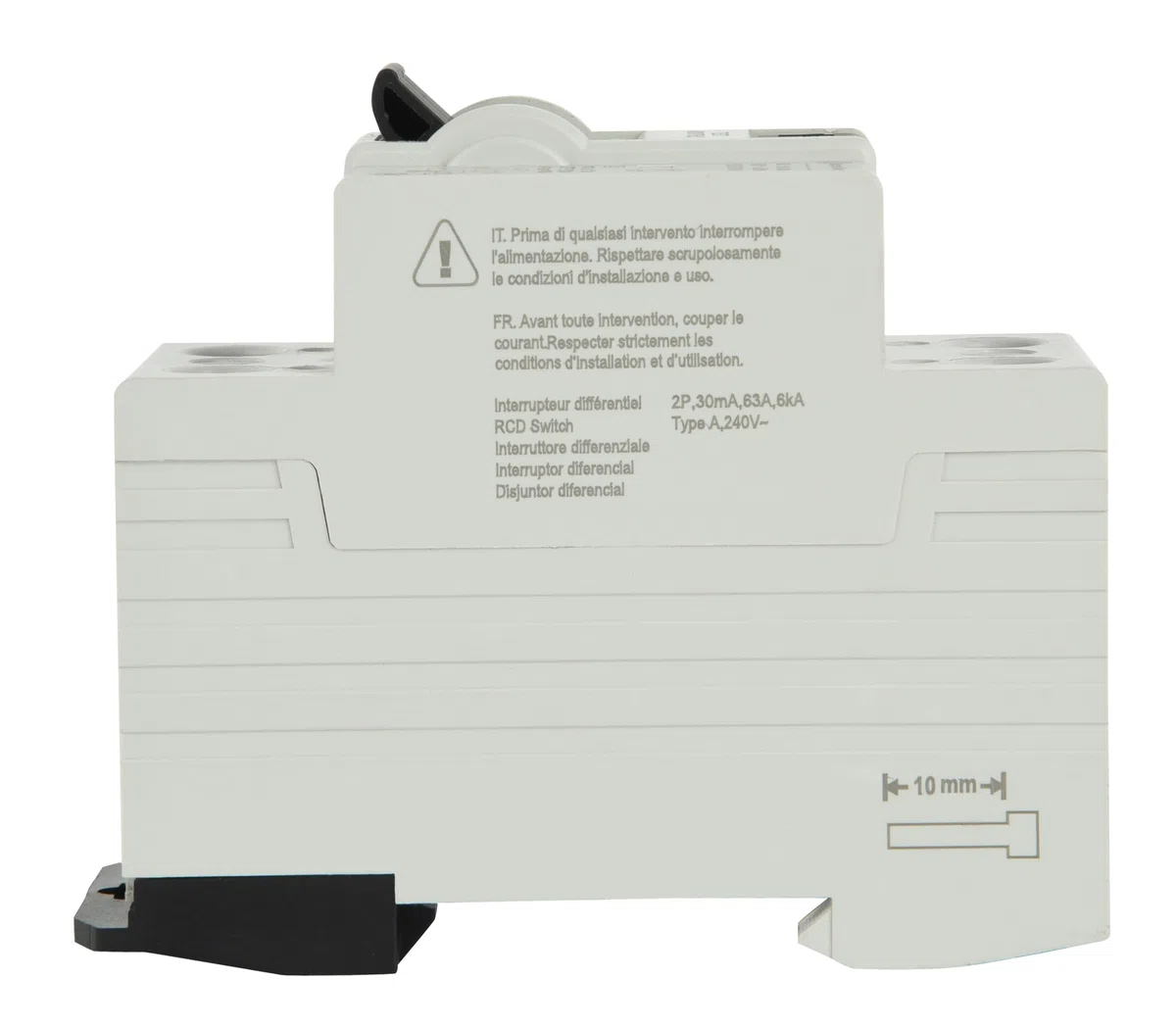 Electraline 87012 Interrupteur différentiel 63A, sensibilité 30mA, type A