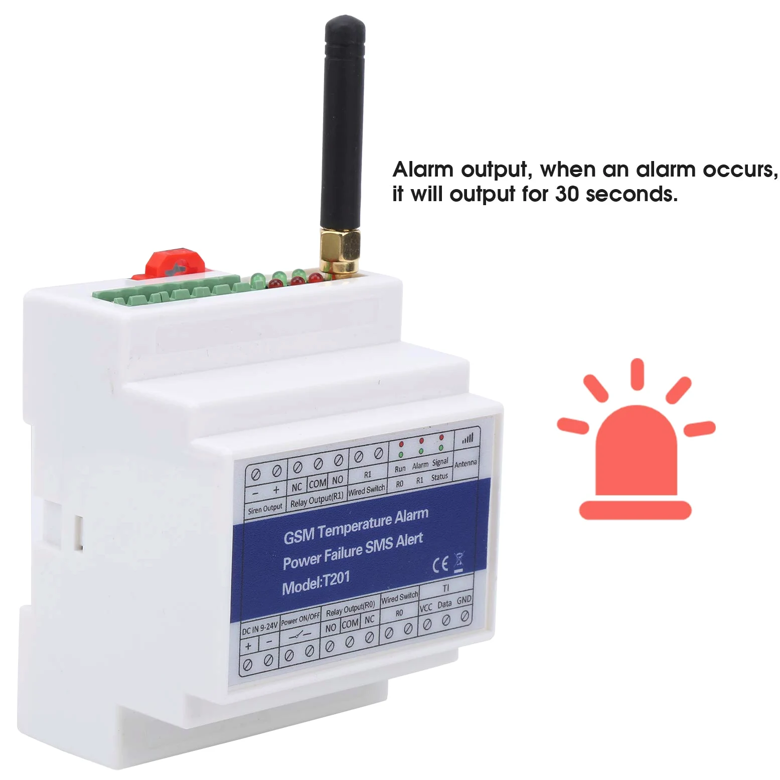 Alarme de température SMS GSM, Alerte de Panne de Courant pour la sécurité à Domicile, Rapport de minuterie de Prise en Charge de la Surveillance à Distance