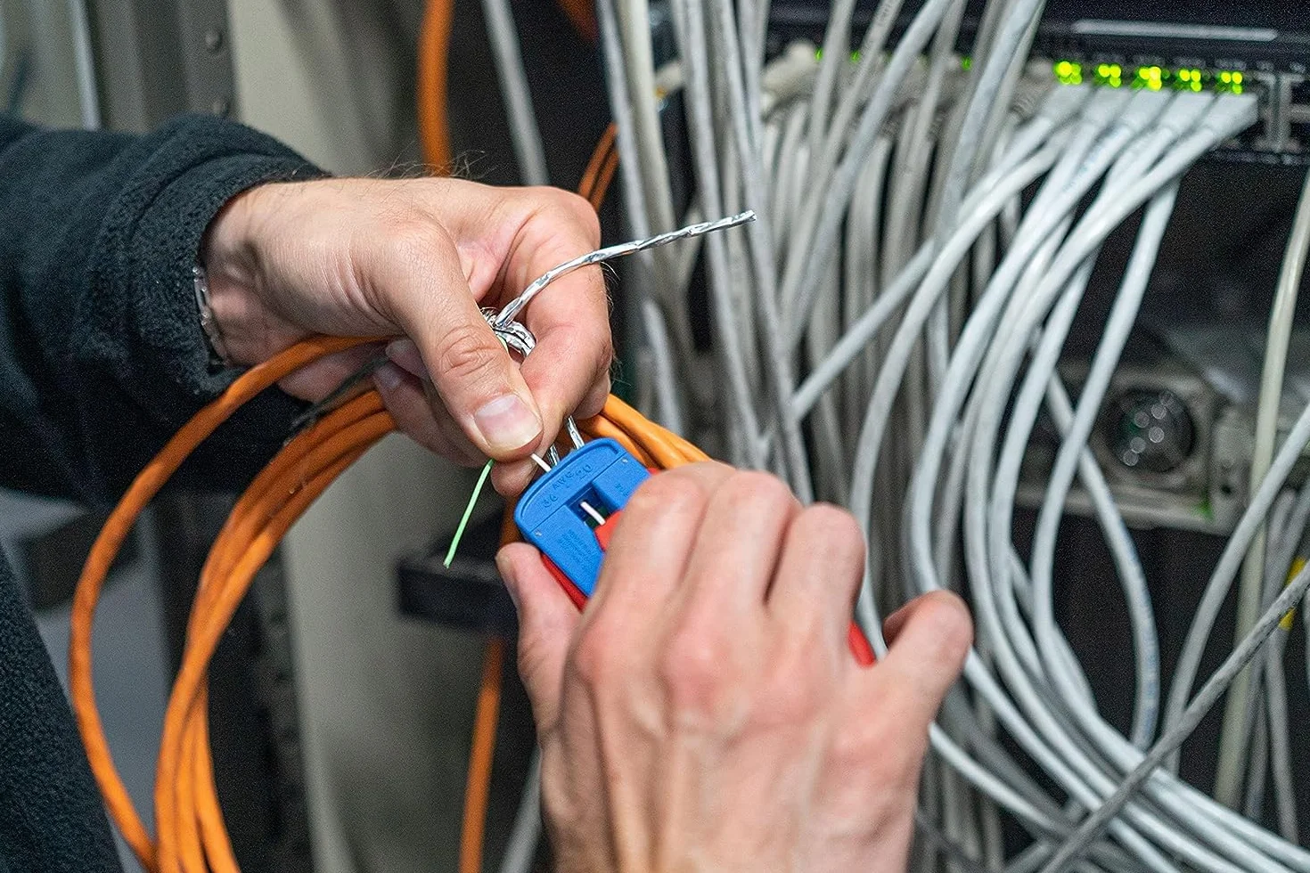 WEICON TOOLS Dénudeur de précision S, Pince à dénuder pour fils fins et torons de 0,12 - 0,8 mm, Fabriqué en Allemagne