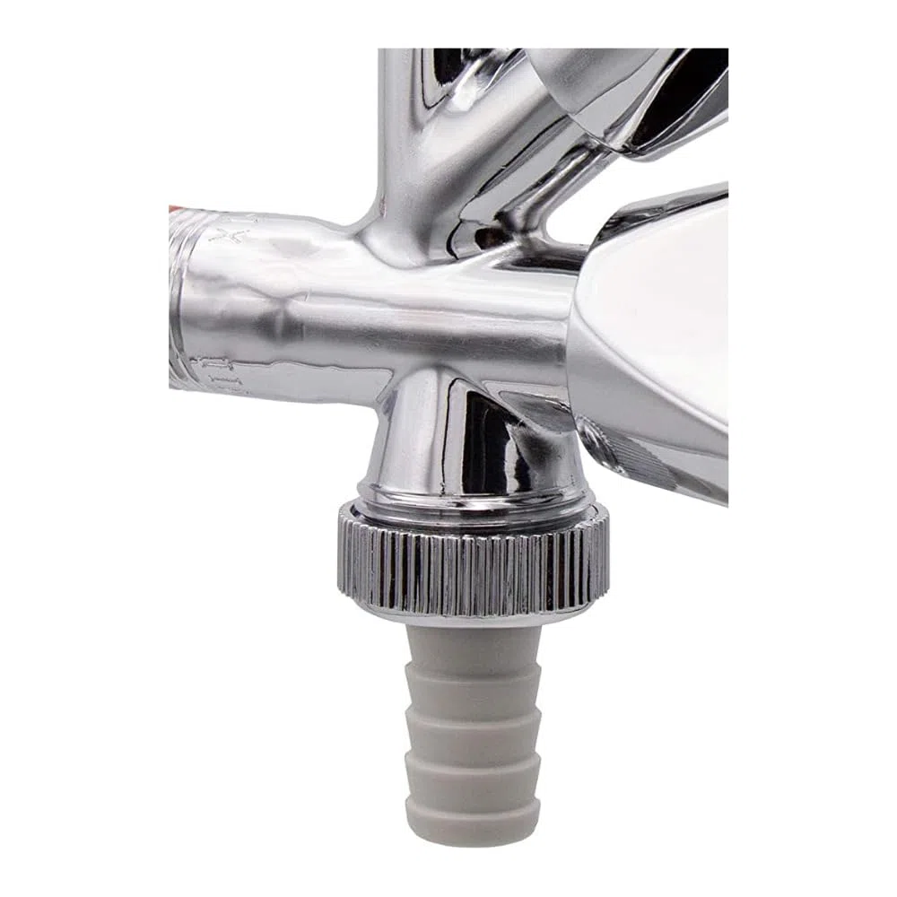 Schell | Robinet Équerre Combiné d'arrêt Universel 437011, 1/2, DN 15 Vanne d'angle combinée Auto-Étanche en laiton chromé pour machine à laver et lave-vaisselle.