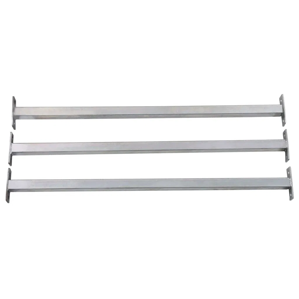 Générique Barres de fenêtre réglables de sécurité 3 pcs 710-1200 mm, Quincaillerie, Matériaux de Construction, Fenêtres, Argent, (Poids 4.62KG)