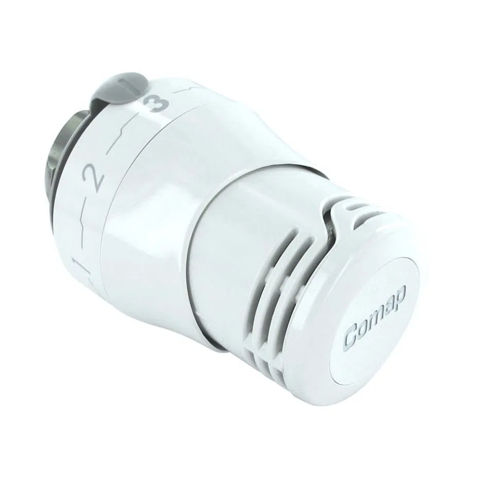 COMAP Tête thermostatique SENSO RI - BLANCHE - M30 x 1,5 - R100100, Compatible avec les corps Comap uniquement | Tête thermostatique de radiateur - M30 - Senso - Comap