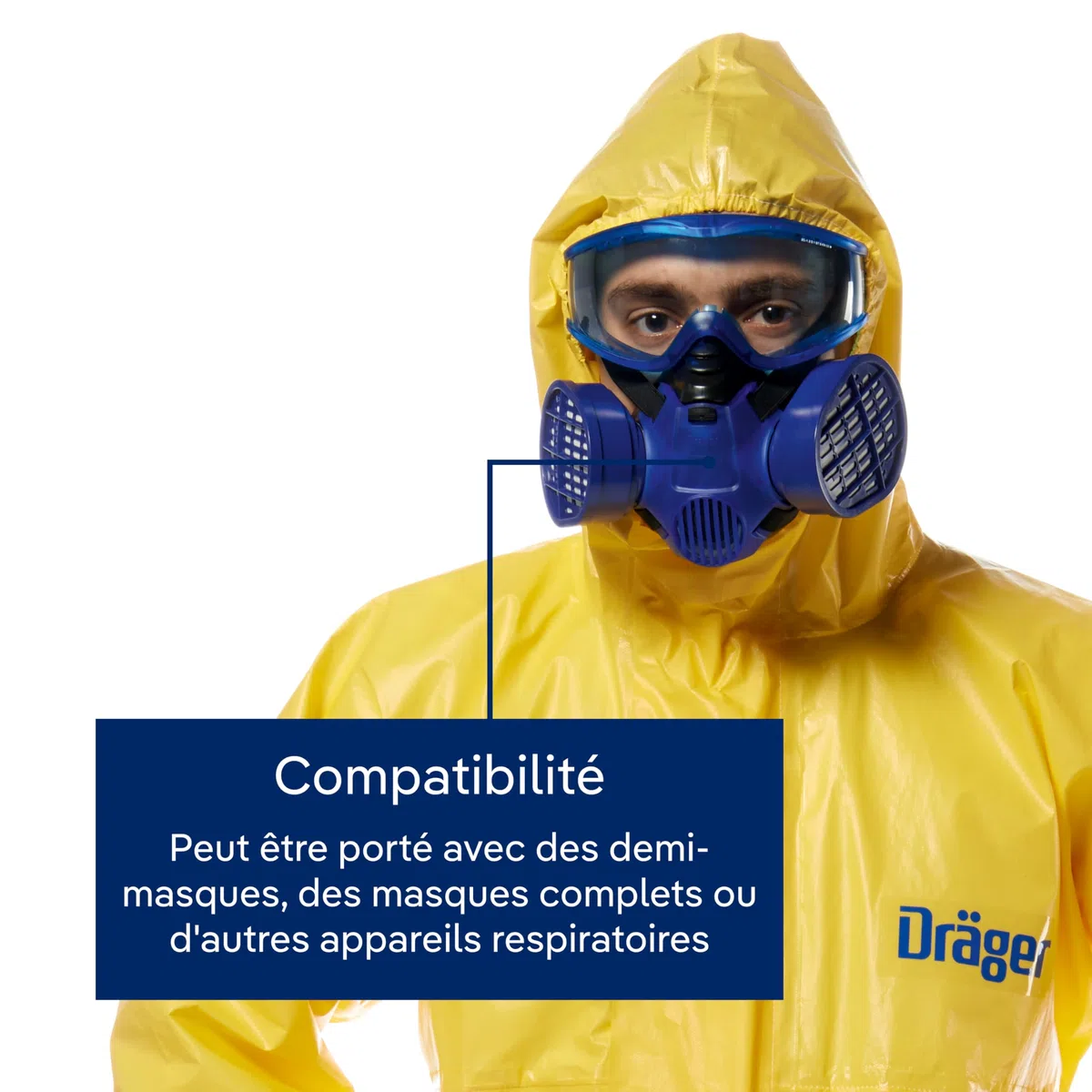 Dräger Ssc 4400 Cpm Combinaison de protection Mixte