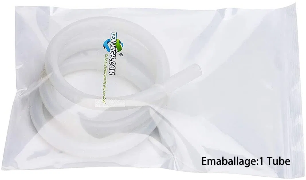 TEN-HIGH Tuyau Silicone 8mm x 13mm,Tube en Silicone Flexible,tuyau ésistance aux haute et basse températures, épaisseur de 2,5mm，Tuyau d'eau air de 5 mètres.