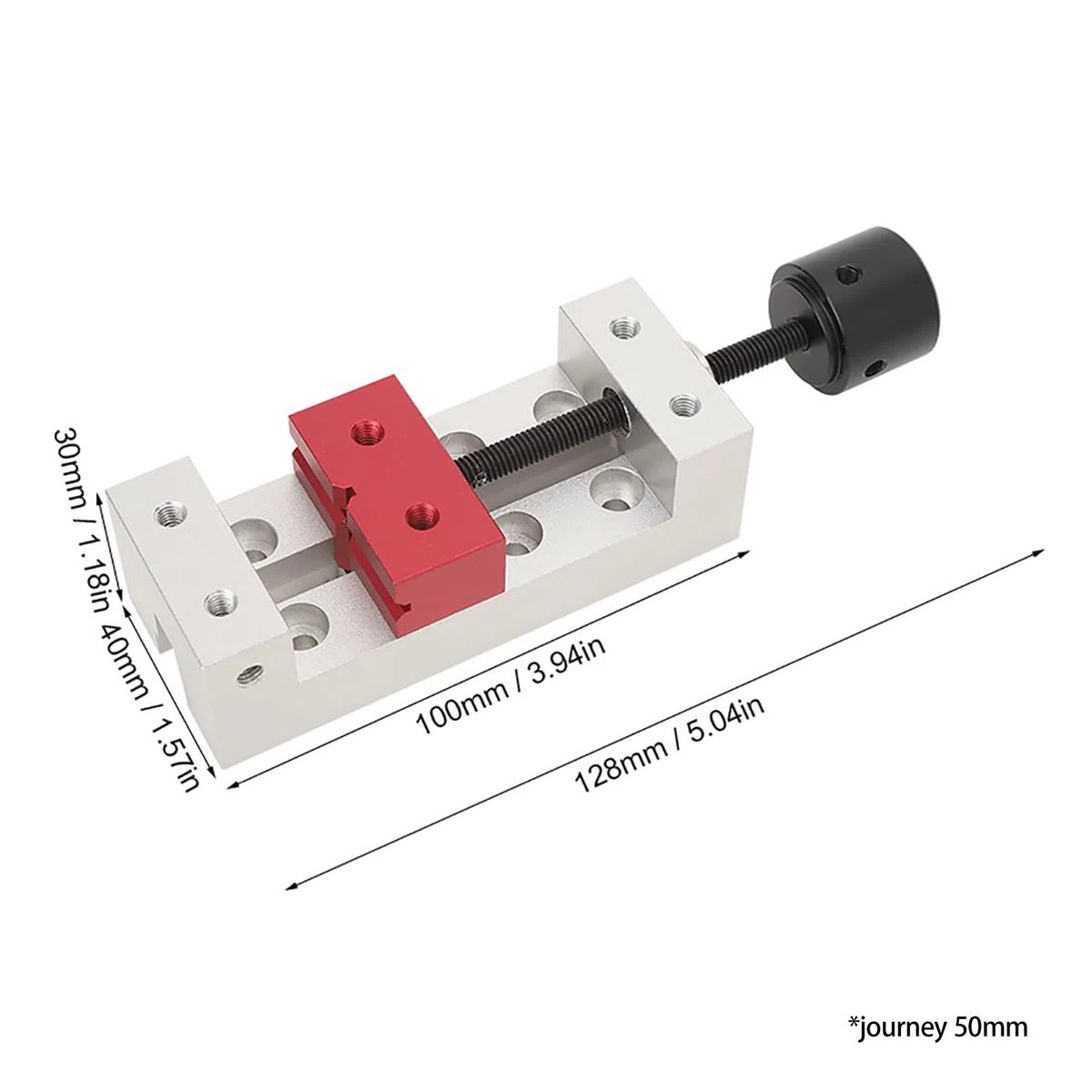 Etau d'Établi Mini Pince Plate De 50mm Pour Perceuse En Aluminium, Étau De Presse, Pince Plate De Précision, Étau d'Établi, Outil De Fixation d'Étau De Presse