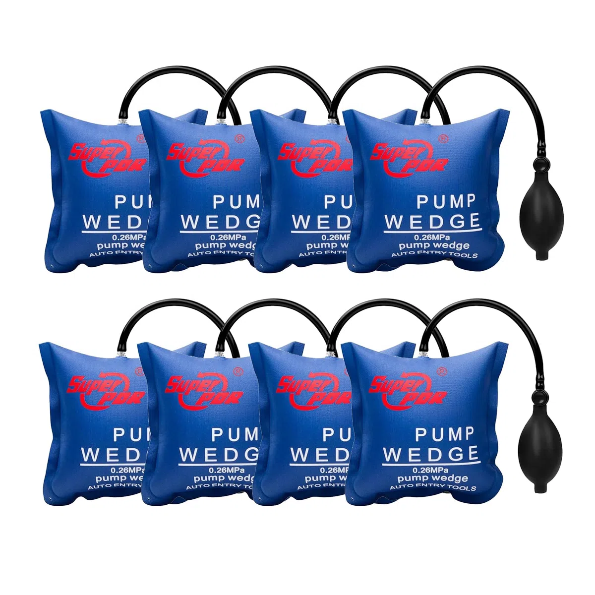 Pompe à coussin gonflable puissante - Outil d'alignement pour portes et fenêtres - Levage de meubles et charges lourdes - Vendue en pack de 8 - Idéale pour les réparations et le bricolage