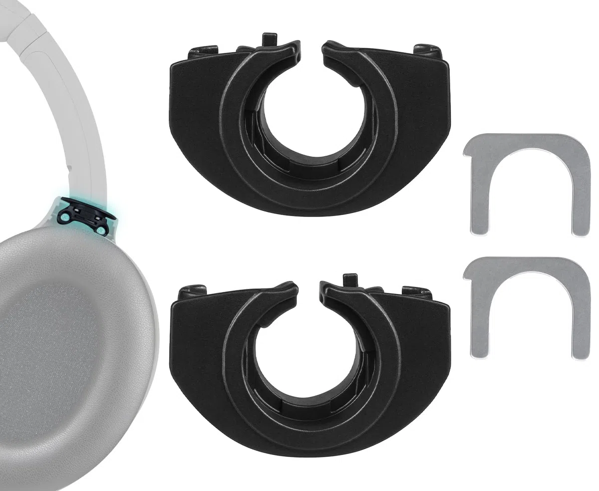 SOULWIT Charnière Pivotante de Rechange pour Sony WH-1000XM4 Casque, Pivot de Rotation Gauche et Droit, Pièces de Réparation et Accessoires pour WH1000XM4
