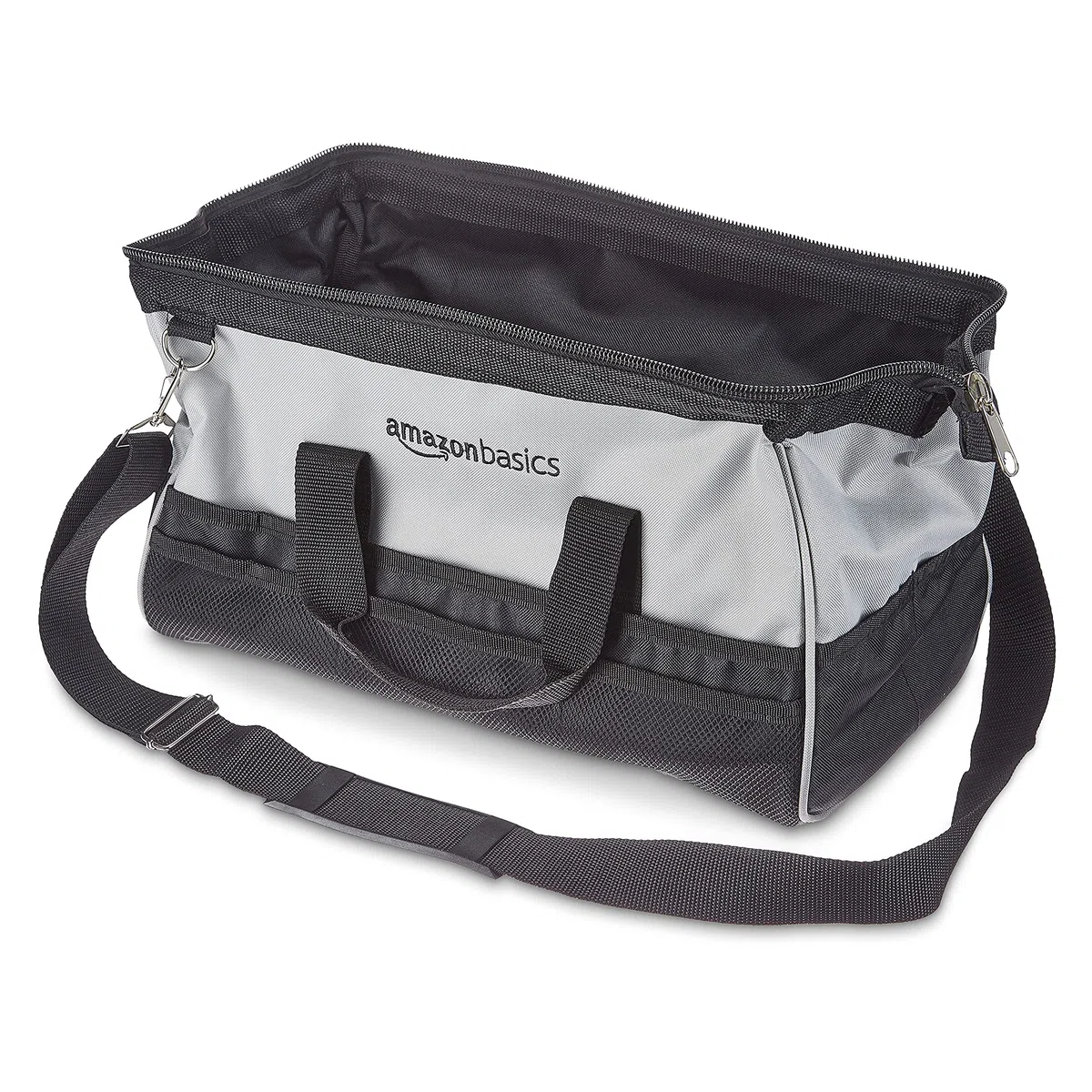 Amazon Basics Sac à outils, 40.6 cm, Gris,noir
