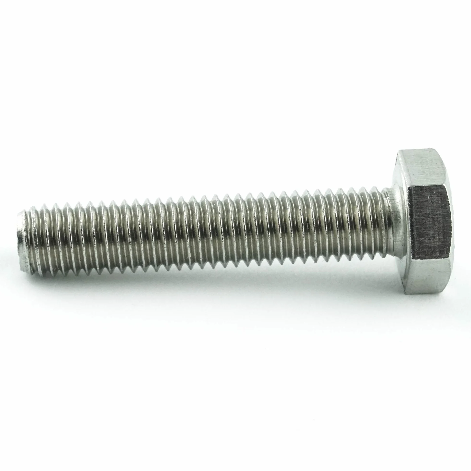 Vis à tête hexagonale - Filetage complet - M16 x 40 mm (10 pièces) - DIN 933 - ISO 4017 - Vis hexagonales - Vis filetées - Vis de machine - Vis en acier inoxydable VA A2 V2A