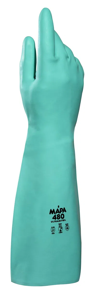Mapa Ultranitrile nitrile Professional Gants Taille 7 – Vert (lot de 2)